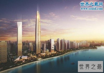 ​武汉第一高楼，武汉绿地中心（636米/131层）