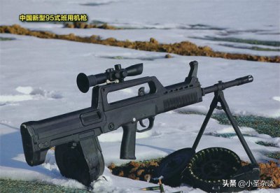 ​95式5.8mm轻机枪：解放军/武警部队班用制式轻机枪 配75发弹鼓