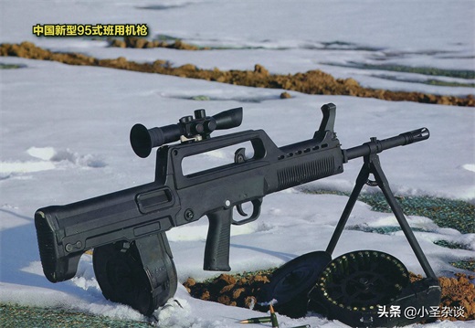95式5.8mm轻机枪：解放军/武警部队班用制式轻机枪配75发弹鼓
