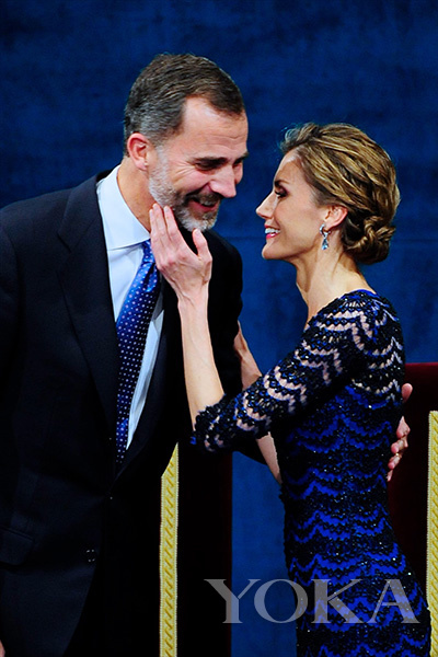 西班牙王妃Letizia Ortiz（莱蒂齐亚·奥我蒂）和King Felipe VI（菲利普六世国王）