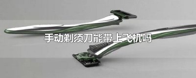 ​手动剃须刀能带上飞机吗