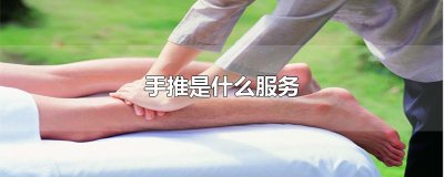 ​手推是什么服务