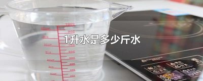 ​1升水是多少斤水