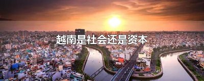 ​越南是社会还是资本