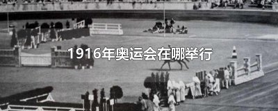 ​1916年奥运会在哪举行