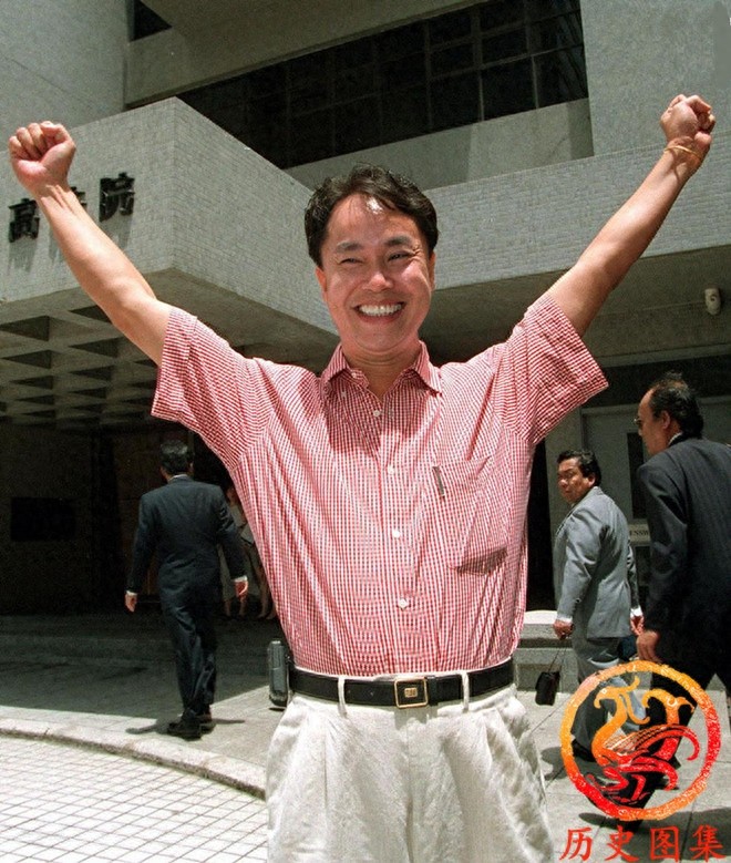 “贼王”张子强老照片：图二坐在跑车上，图九被押上警车开赴刑场