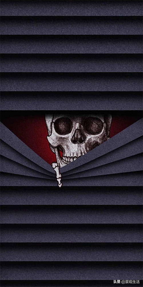 骷髅头手机壁纸一组