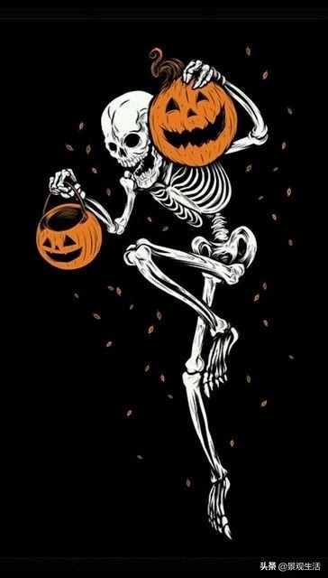 骷髅头手机壁纸一组