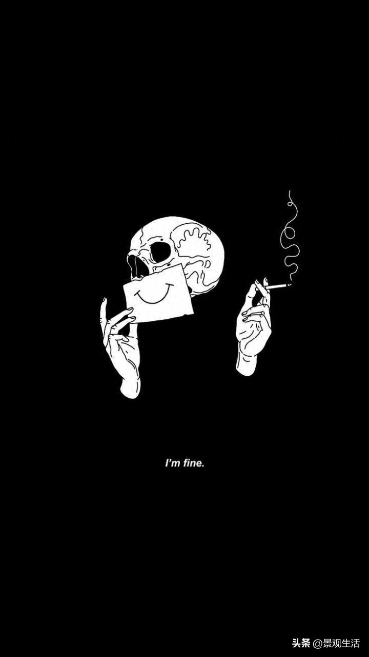 骷髅头手机壁纸一组