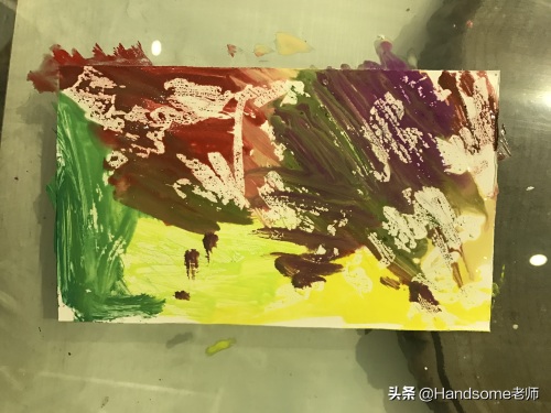 儿童创意美术：肌理画--九千九百九十九岁的老奶奶