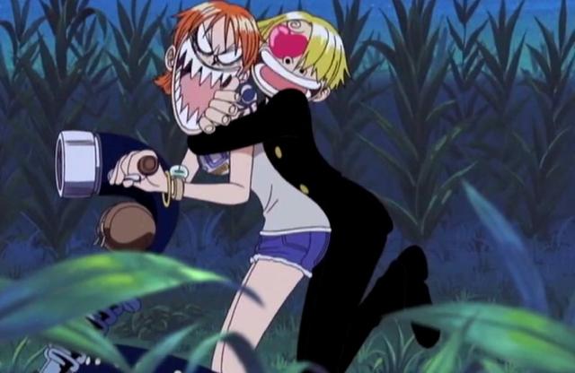 海贼王山治和娜美抱抱（山治和娜美的5次亲密接触）(3)